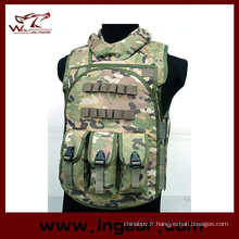 Multi fonction Airsoft veste tactique lutter contre quatre en un gilet